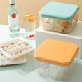 thumbnail image 3 of CNKOO Ice Cube Maker Compartment Pressing Type Low Temperature Resistance Ice Making Ice Storage Box with Lid Household Supply, 3 of 8