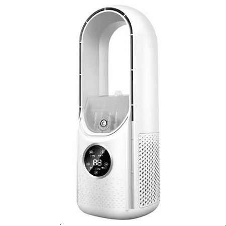 

LED Display Air Conditioning Humidification Electric Fan White