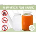 thumbnail image 4 of 2 Pack - 1 Gallon Glass Wide Mouth Kombucha Brewing Jars, 4 of 7