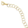 thumbnail image 5 of 14K Yellow Gold Circle Chain Bracelet, 5 of 6