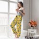 thumbnail image 5 of Balery Shark Print Pantalones de pijama para mujer, pijamas ultraligeros, pantalones de estar por casa-X-Large, 5 of 6