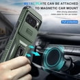 thumbnail image 3 of KOMI for Google Pixel 9/9 Pro Case with Tempered Glass Screen Protector and Camera Lens Cover,Rotated Ring Stable Kickstand,Heavy Duty Shockproof Protective Phone Cover-Alpine Green, 3 of 5