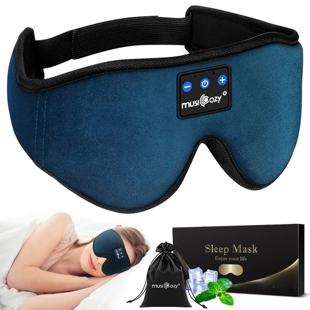 Auriculares para dormir MUSICOZY, máscara para dormir, diadema Bluetooth 5.4