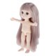 thumbnail image 2 of 13 articudo articudo móvil desnudo articuda cuerpo de muñeca con peluca de cabellero accesorio de piezas de bricoje 16cm con flequillo Yotijar BJD Doll Body, 2 of 9