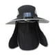 thumbnail image 5 of Sombrero de ventilador aire libre liviano gorro de pescador de borde anchado ajustable ajustable Negro, 5 of 8
