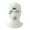 White, variant on lanema Ski Knitted Warm Full Face Winter Handmade Riding Three-hole Balaclava Hat