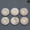Rose Quartz, variant on HOOUN 7pcs Tiger Eye Crystal Stone Round Carved Eye Seven Chakra Energy Reiki Healing