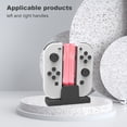 thumbnail image 4 of bedienty USB Cable Tabletop Controller Charging Small Dock Dual Charger Station Storage Cradle Console Holder Electronics Black 1Set, 4 of 6