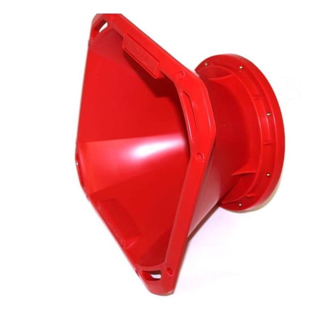 Deejay LED TBHDIF8RED Diffuseur de Haut-Parleur 8 Po, Rouge