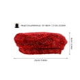 thumbnail image 2 of CIMAXIC Beret Hat Casual Style Red Acrylicfibres 1Set, 2 of 8