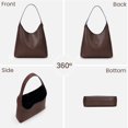 thumbnail image 3 of Bolso Hobo HICARRY de gamuza sintética de piel vegana para mujer, 3 of 6