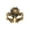 A002- Gold, variant on Masquerade Mask Antique Gold Black Venetian Style for Men Sun Motif Design Halloween Party and Events Single Piece Accessory