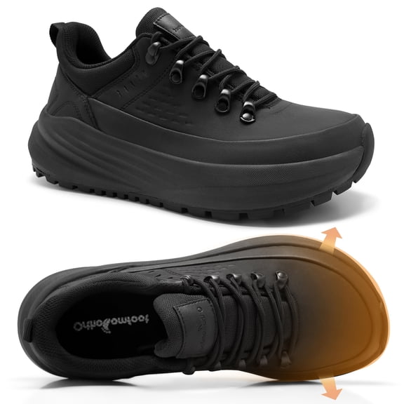 OrthoComfoot Men's Orthopedic Wide Hiking Sneakers for Outdoor and Everyday Wear