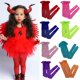 thumbnail image 4 of Medias de fiesta para niña, pantimedias de red de pesca de Color sólido, a la moda, 4 of 4