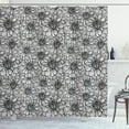 thumbnail image 1 of Ambesonne Black and White Shower Curtain, Dahlia Botany, 69"Wx70"L, Black White, 1 of 3