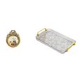 thumbnail image 1 of Marco de fotos redondo,Pequeño cuadro dorado vintage para la pared,Marco de fotos redondo decorativo de resina con ornamentos,Bandeja para servir,Bandeja rectangular para servir en la cocina, 1 of 8