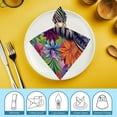 thumbnail image 6 of WYYP Flowers Butterfly Cloth Napkin Reusable Polyester Home Decor 6 PCS, 6 of 7