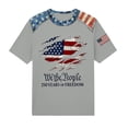 thumbnail image 3 of 250 Anniversary Usa Shirt Women Soft And Flowy Casual T Shirt For Comfortable Relaxed Fit Everyday Basic Top With Classic Design, 3 of 3