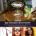 thumbnail image 4 of RUNROTOO Exhibidor Giratorio 360 Acrílico Transparente Para Gafas Y Gafas De, 4 of 8
