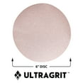 thumbnail image 4 of UltraGrit Red 6” Sanding Disc, Hook and Loop, P180 Grit, No Holes - 50 Discs per Box - Random Orbital Sandpaper, 4 of 5