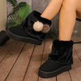 thumbnail image 5 of hzomhy Womens Snow Boots Thick Sole Warm Lining for Cold Weather Casual Daily Indoor and Outdoor Wear, 5 of 9