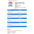thumbnail image 2 of Brake Pad and Rotor Kit 4 Piece - Compatible with 2002 - 2006 Mini Cooper 2003 2004 2005, 2 of 2
