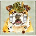 thumbnail image 1 of Metal Light Switch Plate Cover Cute English Bulldog Green Fedora Outfit DOG013, 1 of 13