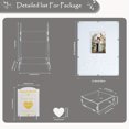 thumbnail image 4 of CHUANK 100PCS Heart-Filled Rustic Wedding Guest Book Set - Timeless White Drop Frame  Elegant Sign-in Book with Keepsake Box  Perfect Decorations & Gift for Your Special Day, 4 of 6