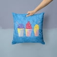 thumbnail image 2 of Carolines Treasures 8780PW1414 Snowballs Canvas Fabric Decorative Pillow, 14Hx14W, multicolor, 2 of 4