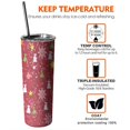 thumbnail image 6 of 20oz Red Christmas Snowflake Tree and Star Pattern Skinny Tumblers Stainless Steel Tumbler with Lid and Straw,Vacuum Insulated Double Wall Travel Tumbler Cups with Cleaning Brush for Coffee,Tea, 6 of 6