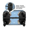 thumbnail image 4 of Gaeub Cute French Bulldog Elastic Luggage Cover with Concealed Zipper Dust-Proof Luggage Cover Protector - 18-32 inch - Medium, 4 of 9