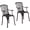 Bronze 2, variant on Patio Dinning Chairs, Outdoor Bistro Chairs Set of 2, Cast Aluminum Dinning Chairs with Armrest for Garden, Backyard, Porch