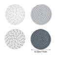 thumbnail image 3 of LEHOZIHEQ Drink Coasters Set of 4, Absorbent Cotton Woven Cup Coasters, Rustic Farmhouse Boho Decor for Coffee Table and Drinks Protection, Cute Coaster for Drinks, 3 of 6