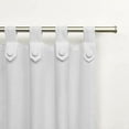 thumbnail image 3 of Exclusive Home Loha Tuxedo Tab Top Curtain Panel Pair, 54"x108", Winter White, 3 of 7