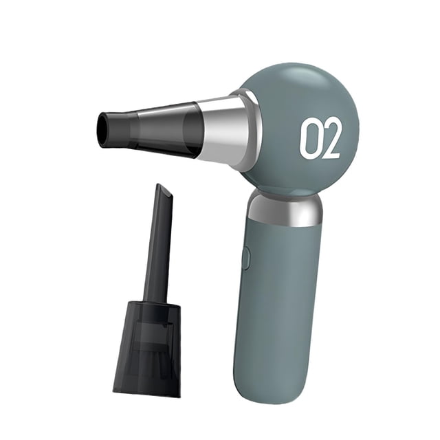 Soplador de aire eléctrico, soplador de aire inalámbrico, tres velocidades ajustables, ventilador compacto, plumero de aire para secado de teclado,