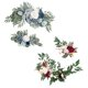 thumbnail image 1 of Guirnalda de flores artificiales, guirnalda floral, telón de fondo para fiestas, adorno para pérgola. Rojo Rosa Blanco Azul, 1 of 9
