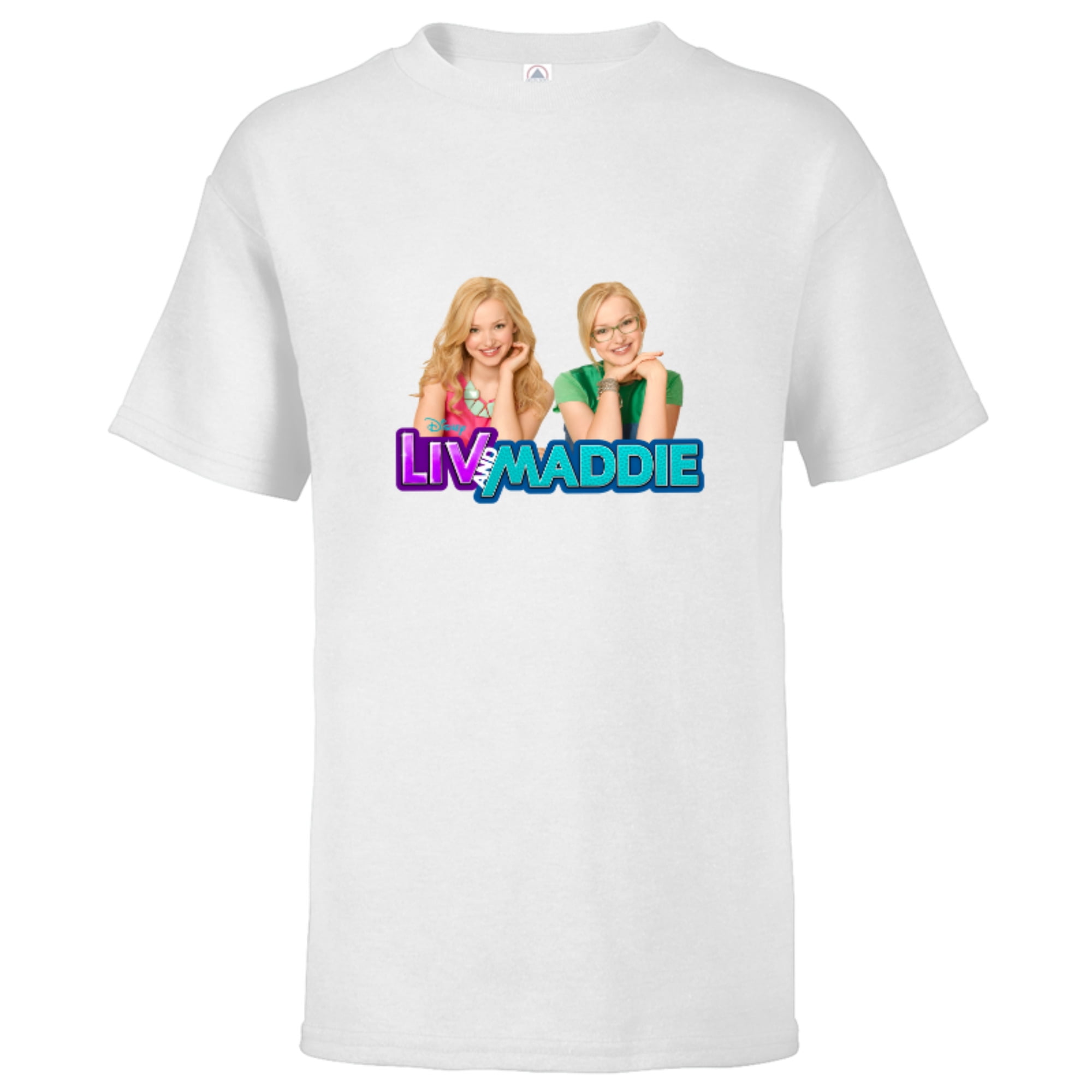 Disney Channel Liv and Maddie - Short Sleeve T-Shirt for Kids -  Customized-Soft Pink - Walmart.com