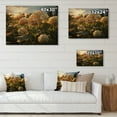 thumbnail image 4 of Designart "Yellow Hydrangea landscape" Floral Print on Natural Pine Wood, 4 of 5