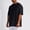 Black, variant on Mens Shirts Short Sleeve Crew Neck T-Shirt Loose Fit Pink Tee Shirt Gym Shirts Men