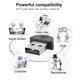 thumbnail image 4 of Usb Portátil Mini Estudio Micrófono De Voz Grabación Audio Mic Adaptador Para Computadora Pc Negro Cateissary EL007634-00, 4 of 5