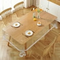 thumbnail image 3 of Neinkie Clear Heavy Plastic Table Protector PVC Tablecloth Cover Vinyl Table Cloths Easy Clean, 3 of 7
