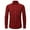 Red, variant on Men's Western Two Pockets Work Shirt Regular Fit Pearl Snap Button Up Casual Cowboy Buffalo Plaid Long Sleeve Shirts Red S
