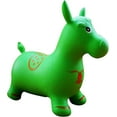 thumbnail image 2 of shiyou-Horse Bouncer with Hand Pump, Inflatable Space Hopper, Ride-on Bouncy Animal (Green), 2 of 4