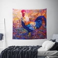 thumbnail image 6 of Balery Rooster Oil Painting Pattern Tapestry 60x51 Inches - Large Wall Hanging Tapestry for Bedroom, Living Room, Dorm Decor - Artistic and Aesthetic Room Decor, 6 of 9