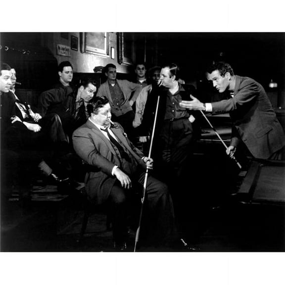 Everett Collection EVCMBDHUSTEC009H The Hustler Jackie Gleason Paul Newman 1961 Tm & Copyright 20th Century Fox Film All Rights Reserved Photo Print, 14 x 11