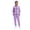 PURPLE, variant on KID CLASSIC 2 PIECE MID WEIGHT TECH FLEECE SUITS W/DRAWSTRINGS XS TO XL