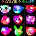 thumbnail image 3 of Light Up Bumpy Rings Toys Party Favors for Kids， Glow Party Supplies, 3 of 3