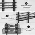 thumbnail image 6 of Shower Caddy Hanging Rustproof, 4 Tier Adjustable Hanging Shower Caddy Over Showerhead, No Drilling Handing Shower Racks for Bathroom Shampoo Soap Storage, 6 of 7