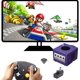 thumbnail image 4 of Ave Classic 2.4G Controlador inalámbrico Gamepad con adaptador receptor, compatible con Wii Gamecube NGC GC (negro y negro) WD.WDQZL Hogar, 4 of 5