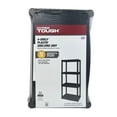 Hyper Tough Plastic 4Tier Storage Shelves 47.6"H x 21.75"W x 14"D